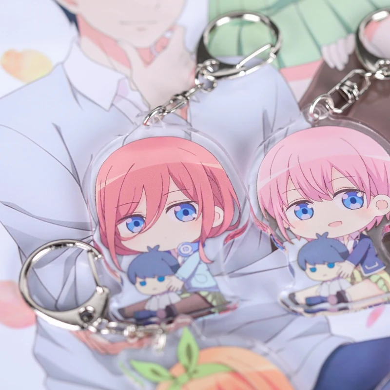 Брелок для ключей с подвесками в виде аниме Go touбулл no Hanayome The quintessence Quintuplets Nakano Miku