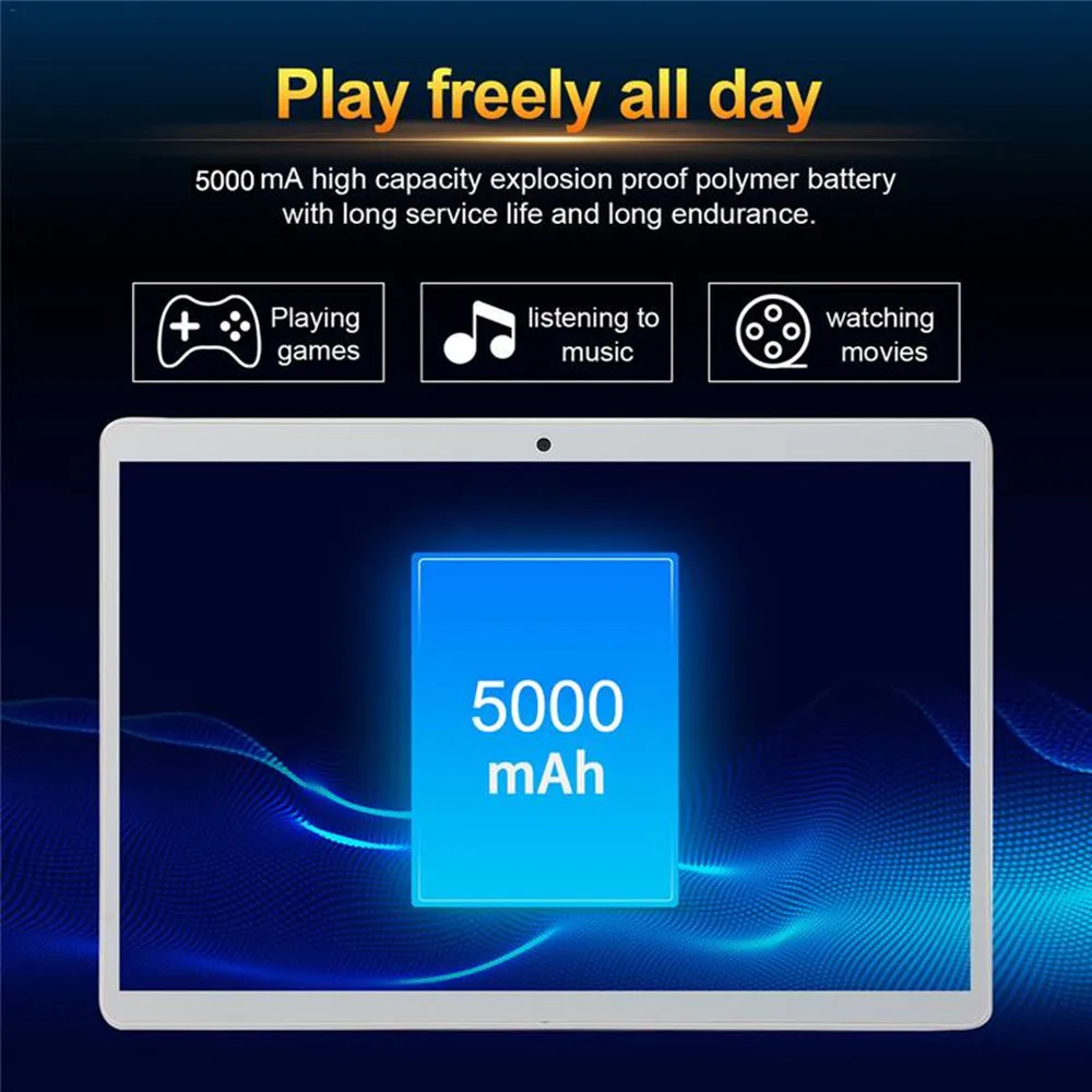 S109 10 1 дюймовый планшетный ПК 3G Телефонный звонок Android 7 0 Wi Fi Bluetooth 4 ГБ/32 ГБ