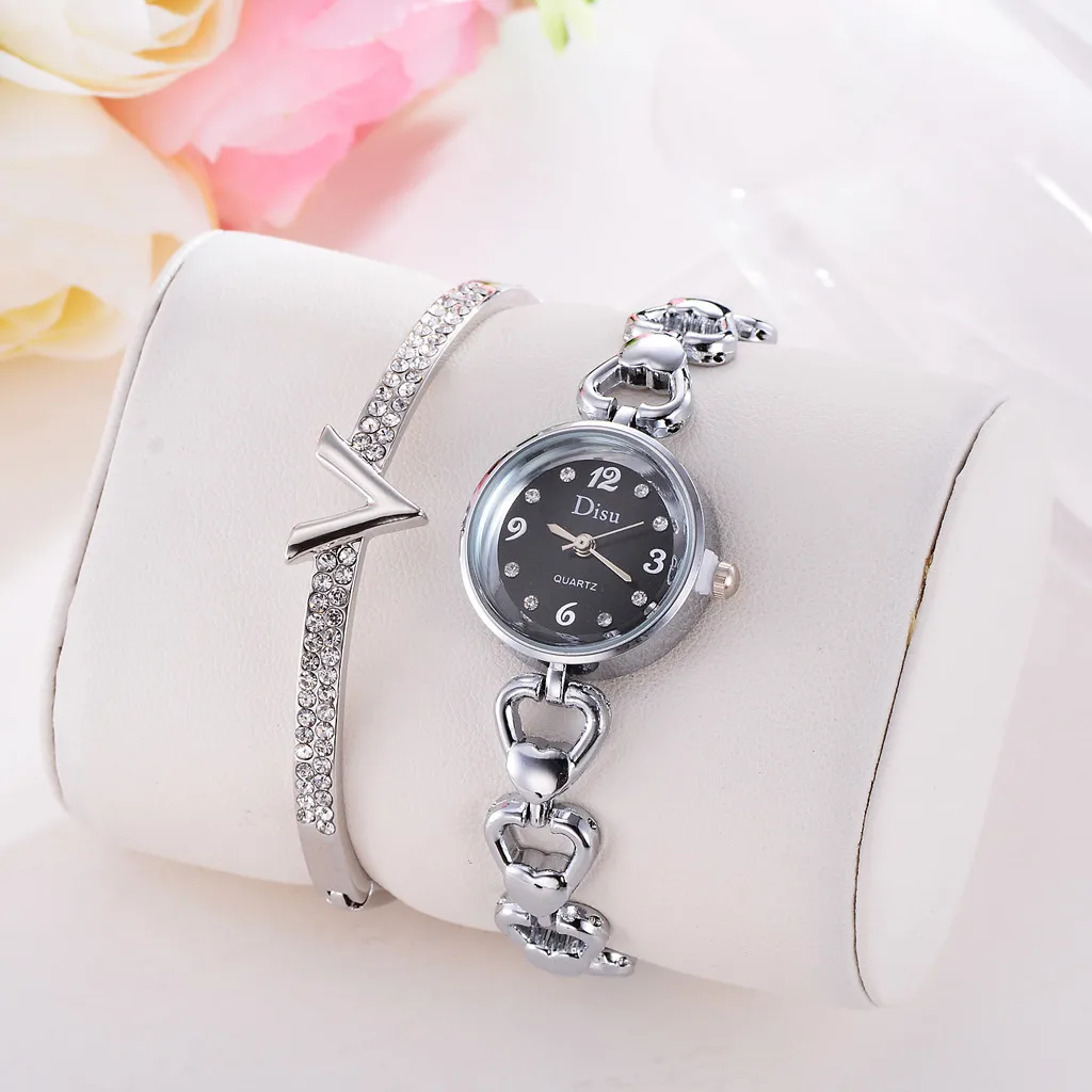 Бренд Disu montre femme 2019 женские часы красивые модные простые Стальные с ремешком