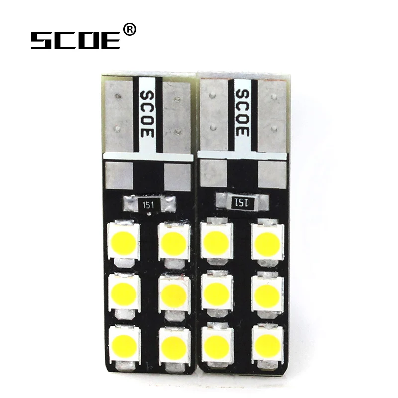 Автомобильный Стайлинг SCOE 2x1 2SMD светодиодный габаритный фонарь лампочка