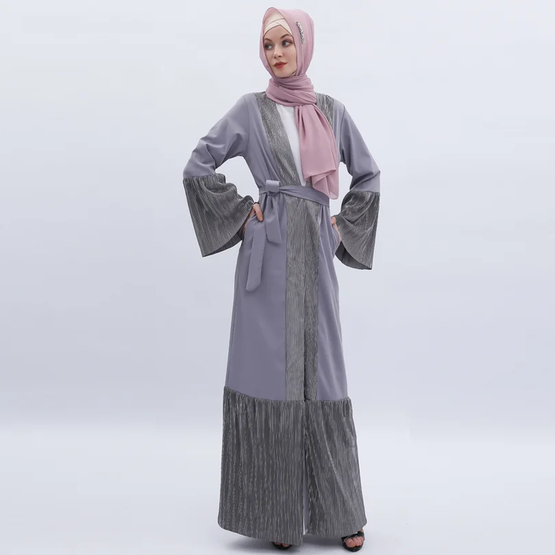Muslim Dress Ramadan Abaya Islamic Clothing Women Malaysia Jilbab Djellaba Robe Musulmane Turkish Baju Lace Kimono Kaftan Tunic |
