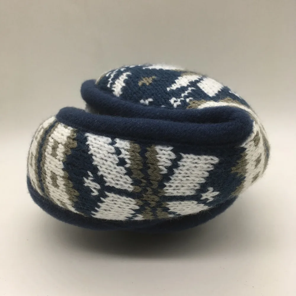 Новый Стиль Зимние теплые регулируемые наушники вязаные наушники|knitted earmuff|winter