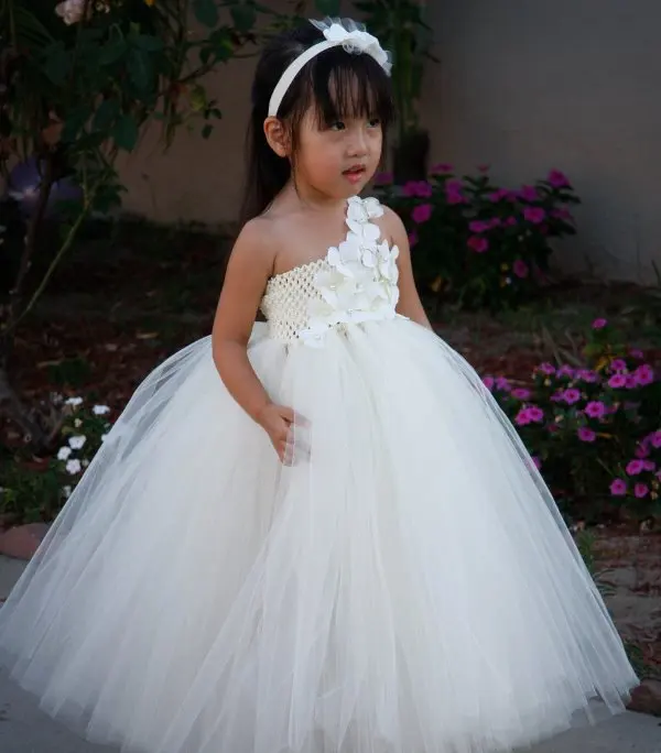 

2020 New 5 Color Flower Girl Dress For Birthday Photo props Pageants Girls Party Dress