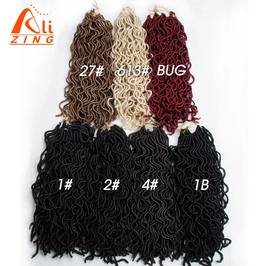 Alizing Soft Faux Locs синтетические плетеные волосы для наращивания из вязаного волокна 3