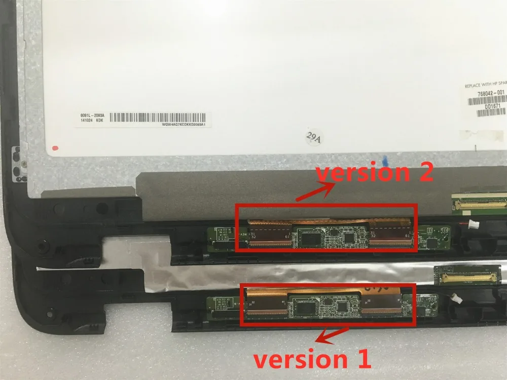 Замена ЖК-дисплея с рамкой 13," для hp Pavilion 13-A серии 13-a013CL X360 сенсорный экран стекло дигитайзер Замена