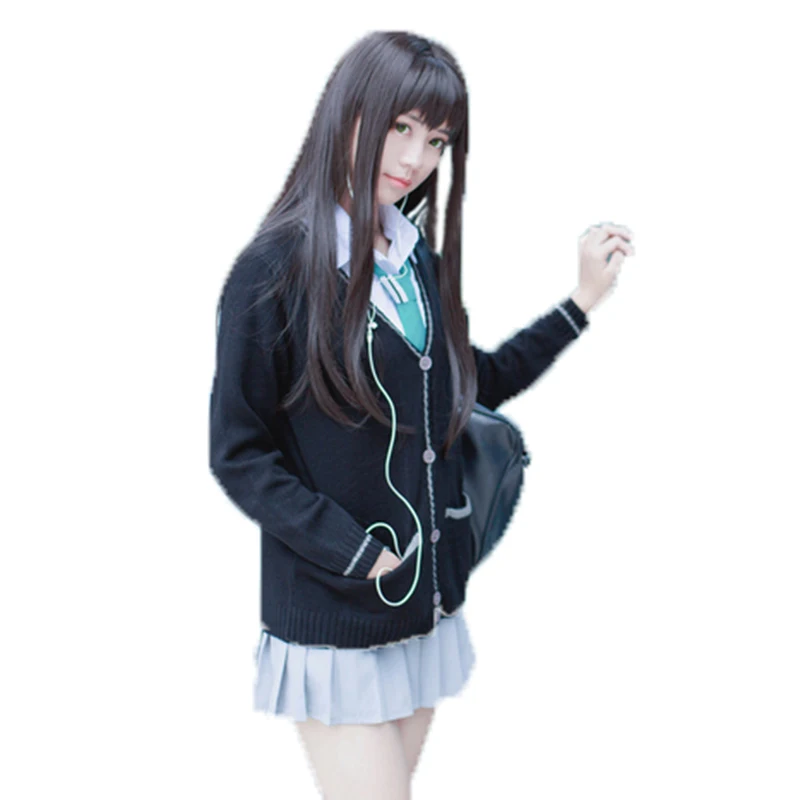 Костюм для косплея аниме Rin Shibuya школьная форма в стиле преппи рубашка девочек JK