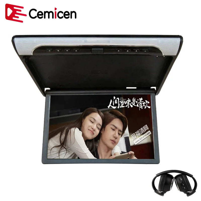 Монитор Cemicen на крышу автомобиля 19 дюймов 1080P HD MP5 поддержка USB SD HDMI|roof mount car|car monitor