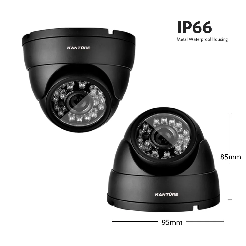 H.265 16CH 4MP CCTV DVR система 16 шт. IP66 металлическая безопасность в/наружная