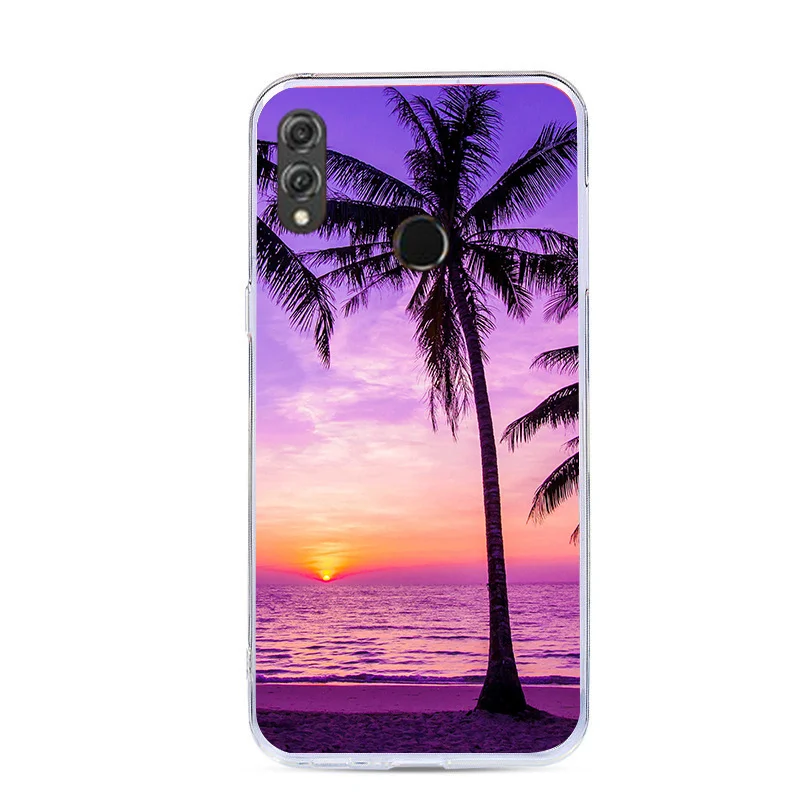 Чехол для телефона Huawei Honor 8X силиконовый чехол 8 X мягкие чехлы из ТПУ на заднюю