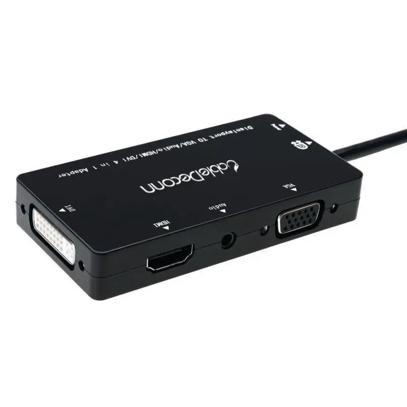 Displayport Hdmi DVI VGA конвертер DP 4 в 1 аудио USB кабель Многофункциональный адаптер для ПК