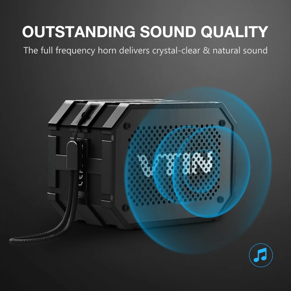 Vtin Bluetooth 4 1 + EDR колонки 10H время воспроизведения беспроводной динамик супер HiFi