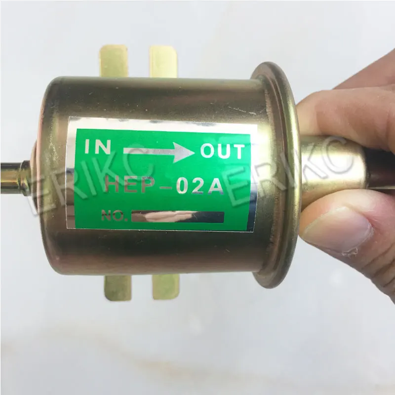 12В Универсальный Автомобильный лодочный топливный насос металлический твердый