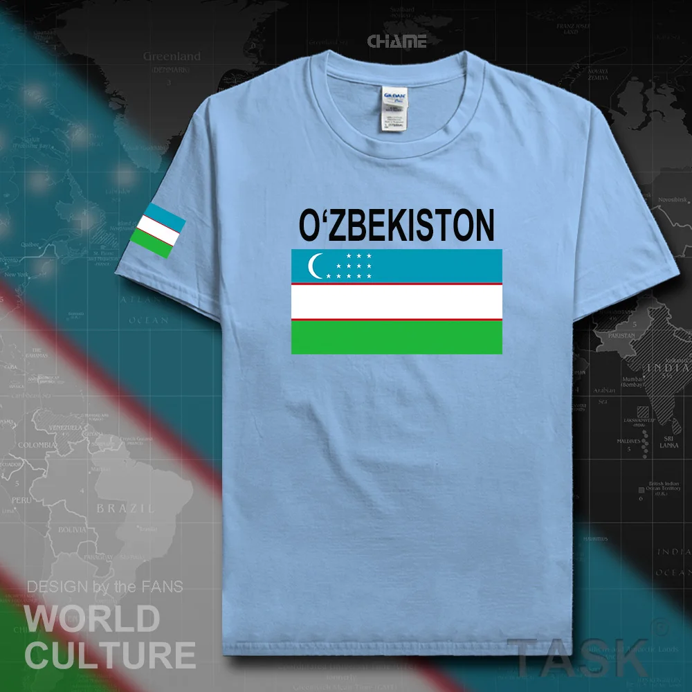Узбекистан Мужская футболка 2019 трикотажные изделия национальной команды топы