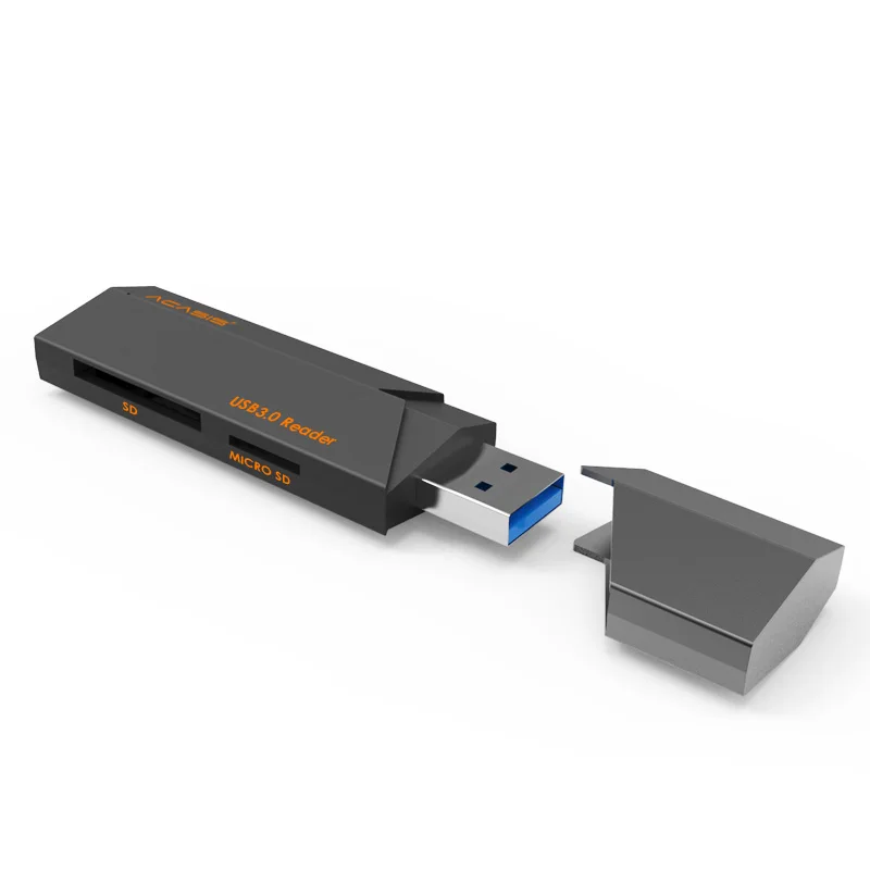 ACASIS IS 001 USB 3 0 Супер скорость 5 Гбит/с USB3.0 кардридер адаптер для SD TF Micro карты высокое