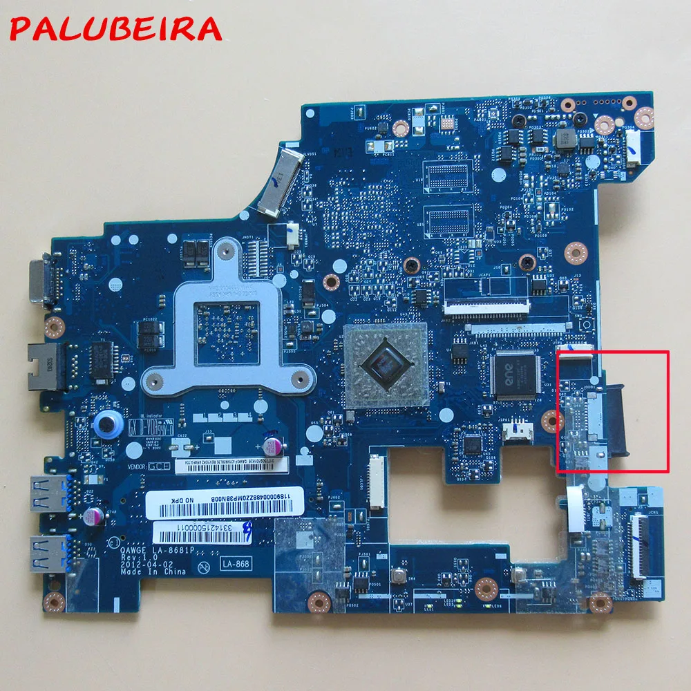 PALUBEIRA для Lenovo G485 LA 8681P Материнская плата ноутбука QAWGE тестирования Быстрая