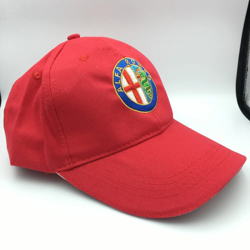 for Alfa Romeo Sportiva Quatrefoil Green Hat Cap Car Sline Logo Moto Racing Baseball Adjustable Casual 156 giulietta | Автомобили и
