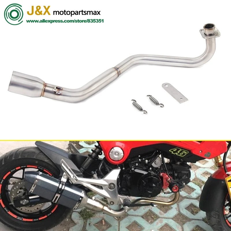 

Глушитель выхлопной для мотоцикла, контакт средней трубы для honda grom M3 MSX 125 MSX125 GROM без выхлопной трубы