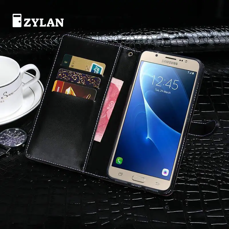 Кожаный чехол книжка ZYLAN для J2 Prime J3 2017 Pro J5 J530 J7 2016 J710 J720 Max Neo Nxt|Чехлы-книжки| |