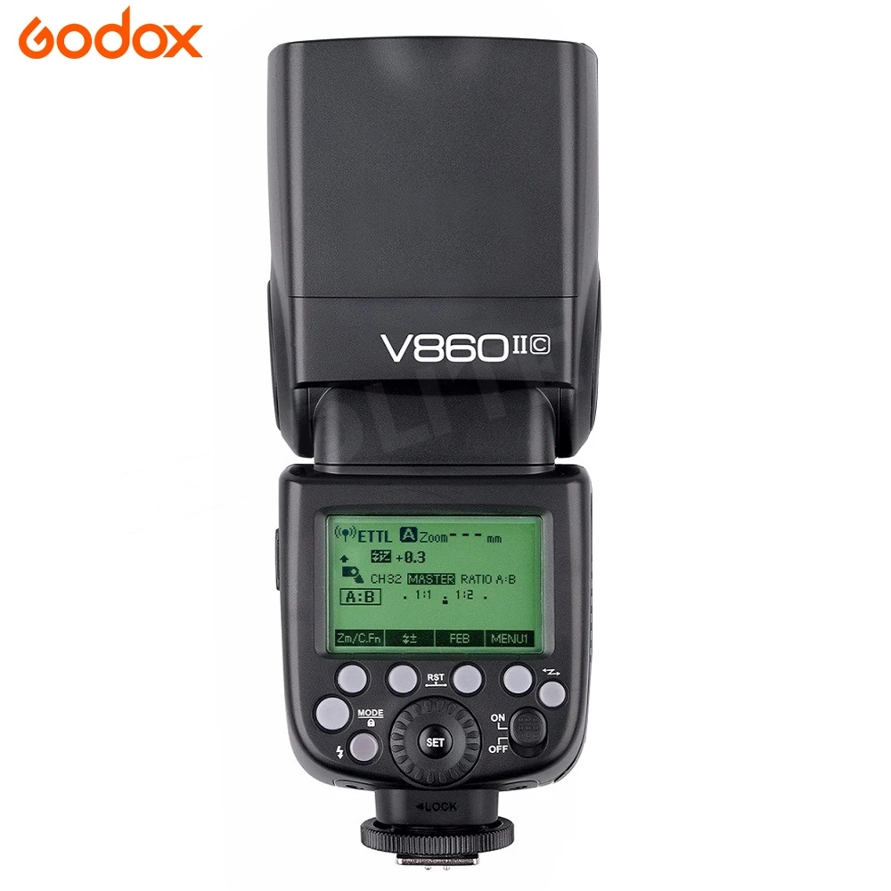 Godox Ving V860II V860II-C 2 4G GN60 E-TTL HSS 1/8000s литий-ионная батарея для камеры Speedlite Flash Canon DSLR +