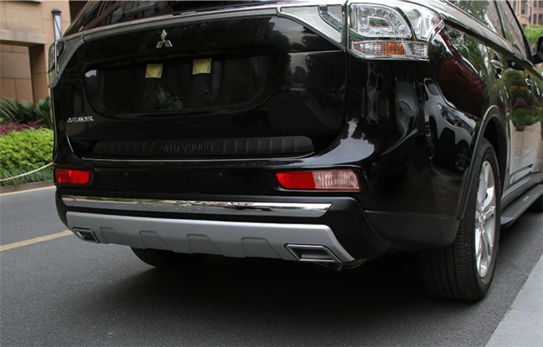 Автомобильный бампер для Mitsubishi Outlander 2013.2014.2015 пластина высокого качества ABS