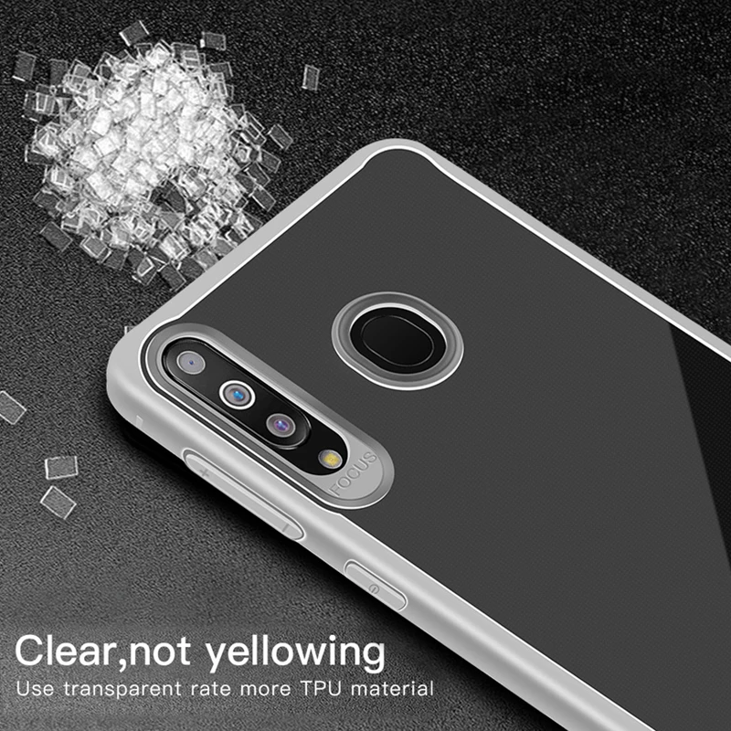 Ультратонкий Прозрачный чехол для телефона Samsung Galaxy S10 S9 Plus M30 M20 M10 A70 A50 A40 A30 A20 A10