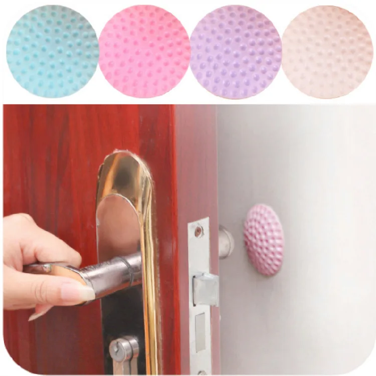 Дверная ручка Краш Pad настенная Бесшумная дверная палка резиновое крыло Ручка