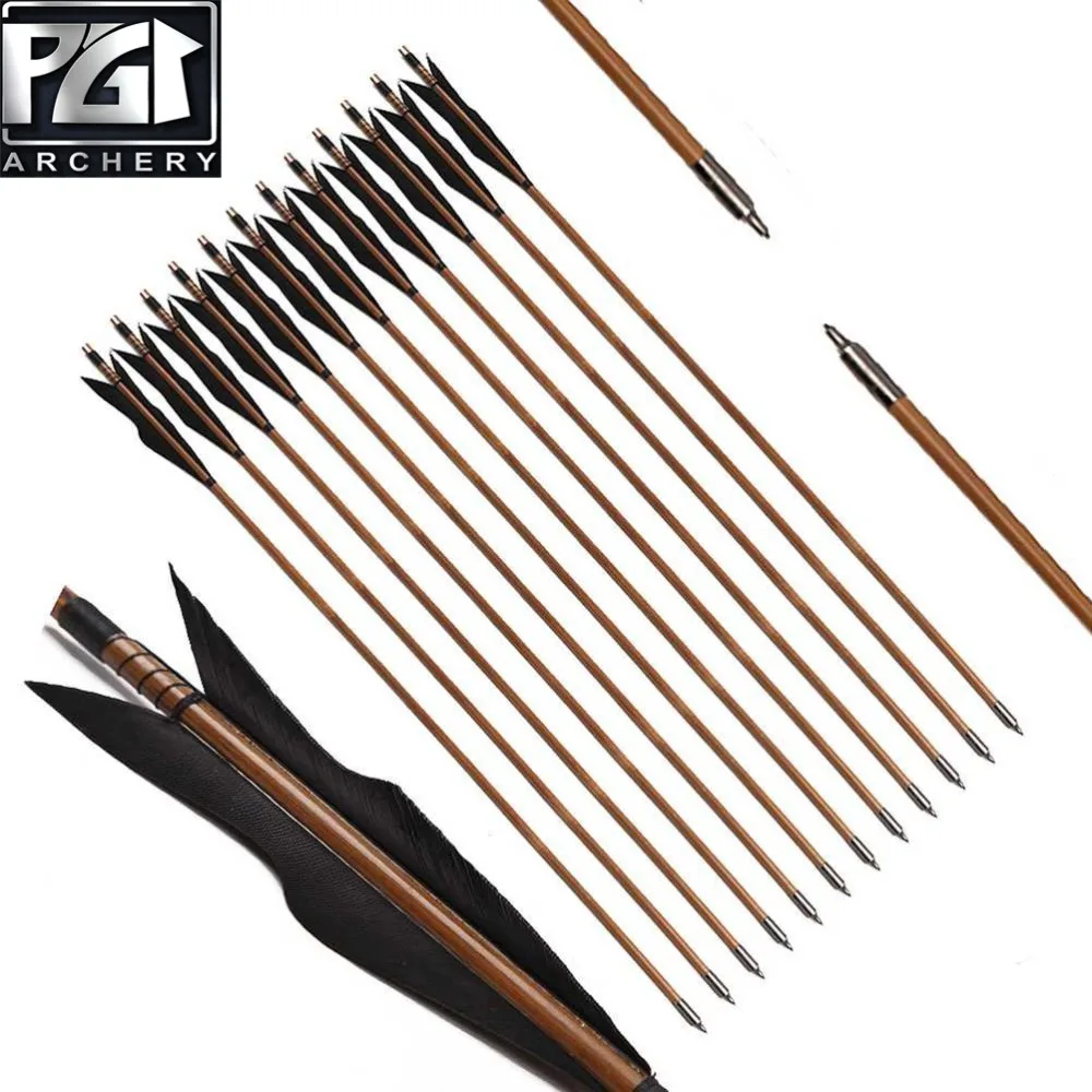 PG1ARCHERY стрельба из лука бамбуковые стрелы традиционная Охота практика стрела