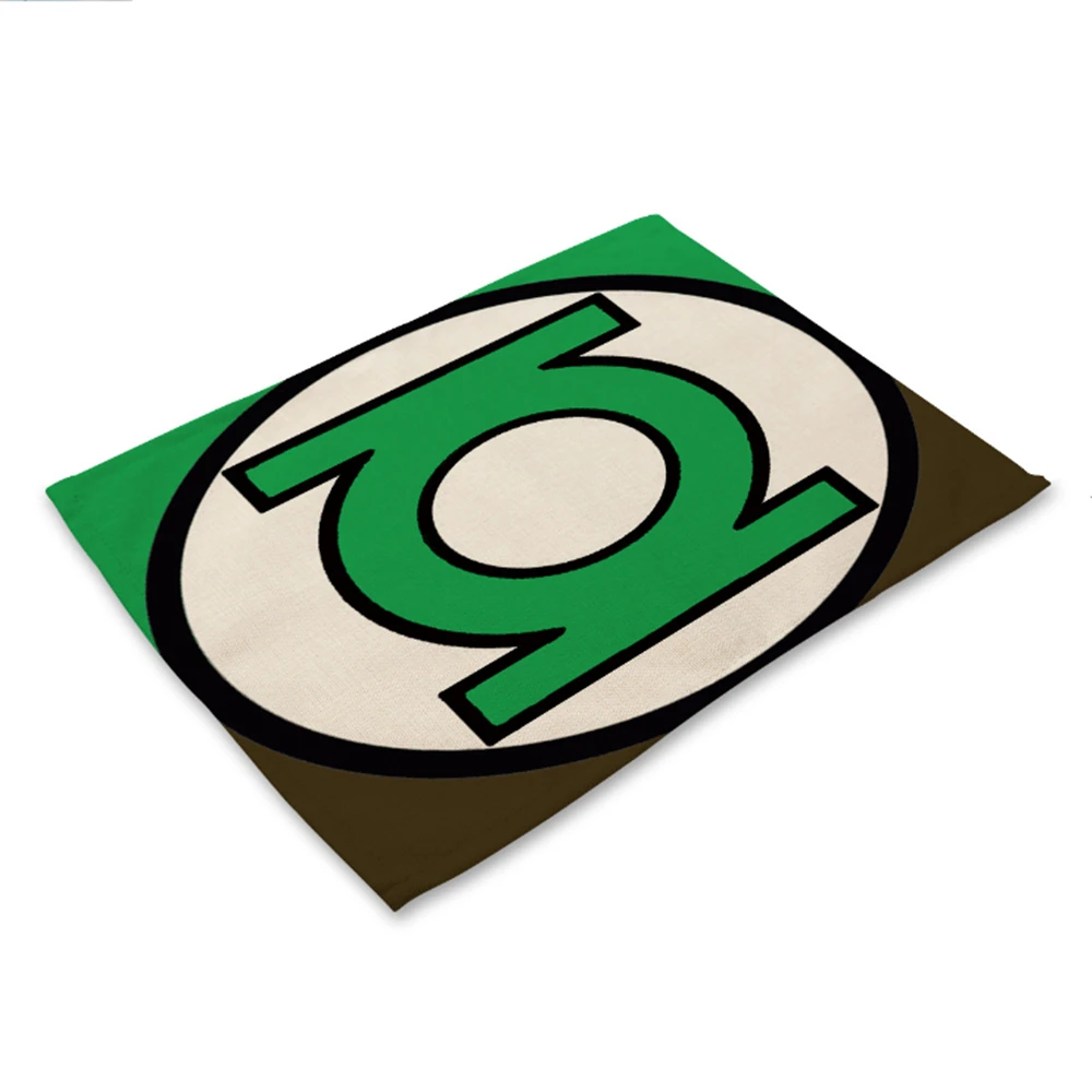 4 шт. Творческий столовых супергероя серии хлопок белье изоляции Нескользящая