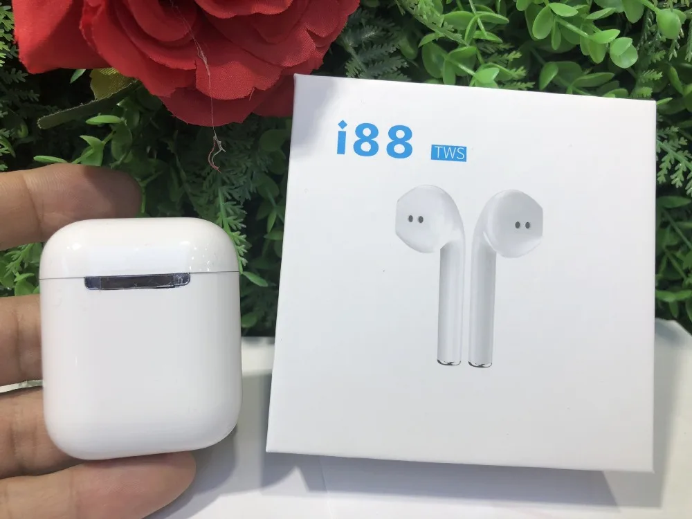 2019 Новый i88 TWS беспроводной стерео Bluetooth 5 0 гарнитуры сенсорные наушники не i10 i11 i12