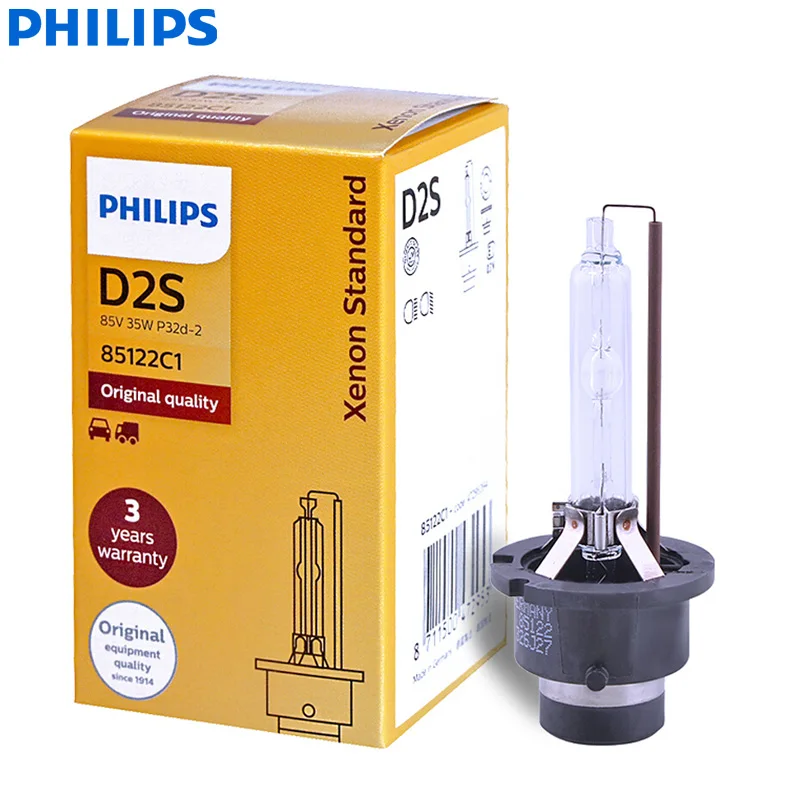 Ксеноновые лампы Philips D2S 85122C1 35 Вт оригинальные ксеноновые фары автомобильная