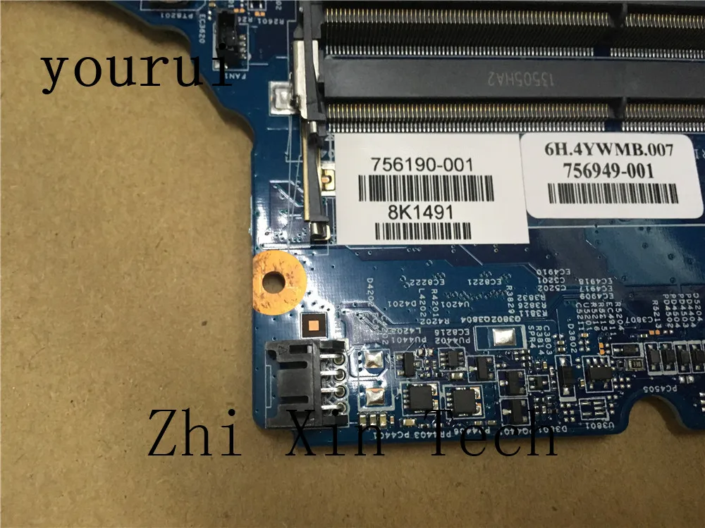 yourui For HP Probook 450 G1 470 440 Laptop Motherboard 756190-001 756190-601 48.4YW03.011 DDR3 Test ok 100% original | Компьютеры и