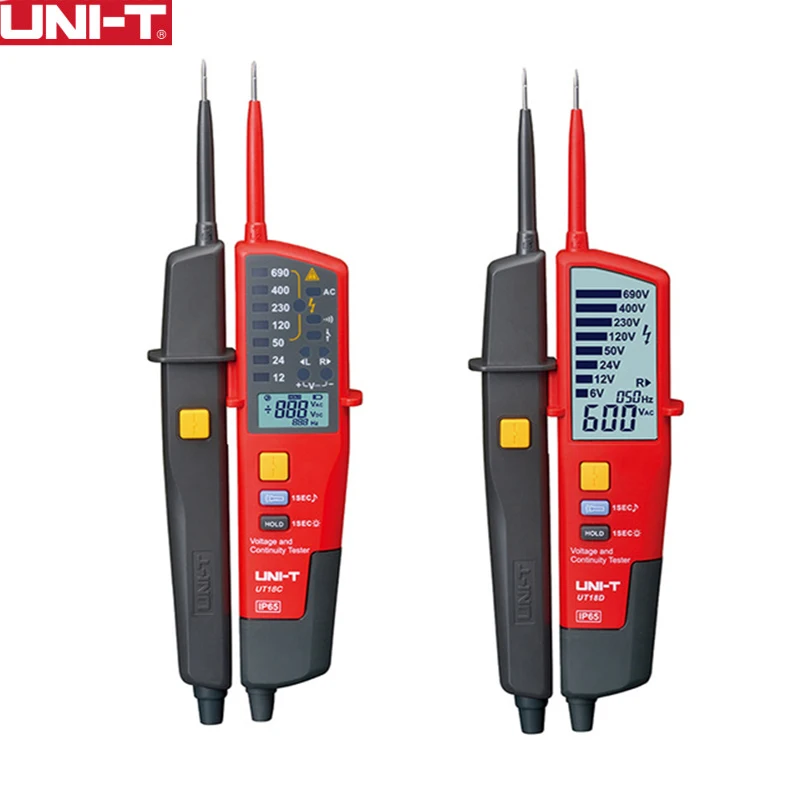 UNI-T UT18C UT18D Автоматический диапазон измеритель напряжения непрерывность RCD тестер