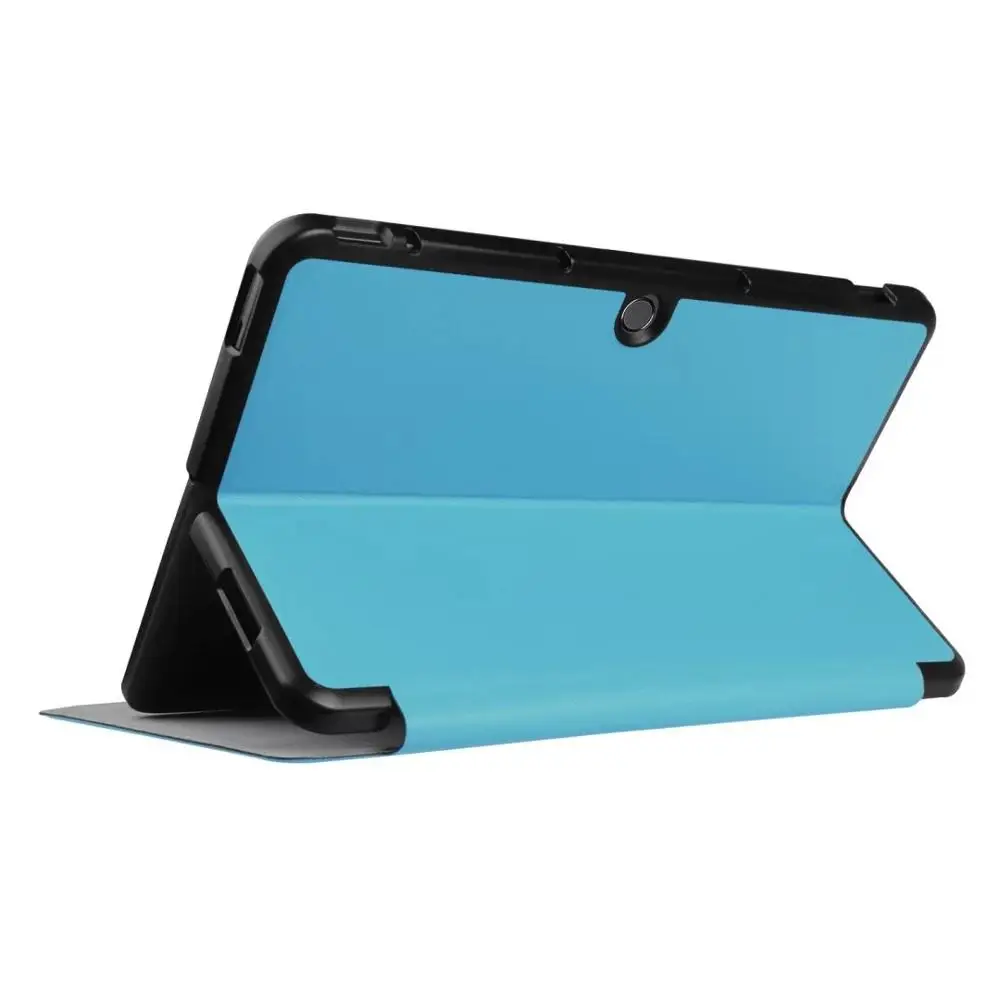 sky blue Новейший роскошный стенд смарт-чехол из полиуретановой кожи для Asus трансформер мини T102HA 10," планшет Funda чехол+ сенсорная ручка - Цвет: sky blue