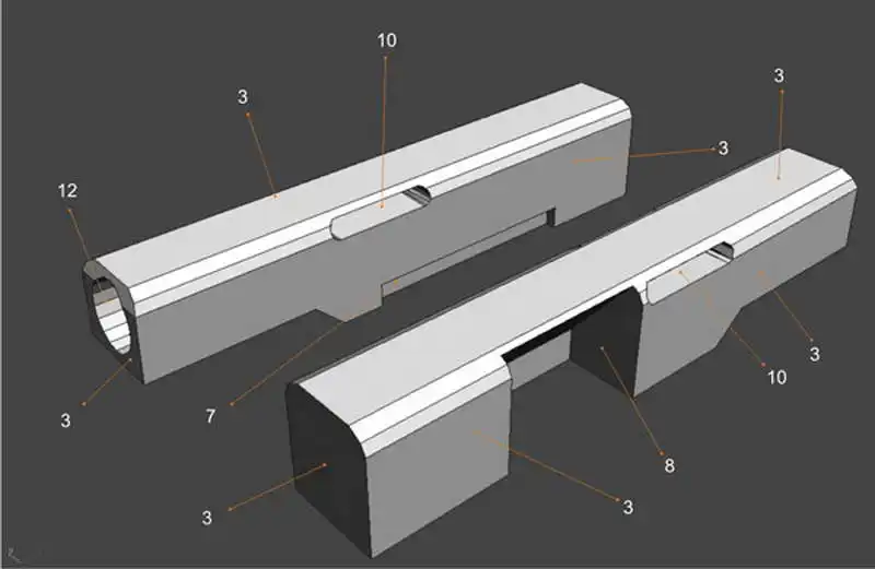 DIY 1:1 KRISS Super V винтовка пистолет Бумажная модель собрать ручной работы 3D игра-головоломка детская игрушка