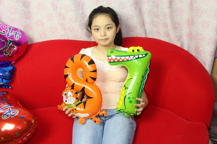 1 шт. фольгированные воздушные шары в виде цифр|ballon decoration|ballon partyballons decoration birthday |