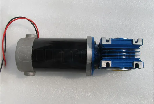 GW80170 DC 12V 24V хвостовый вал для энкодера червь Зубчатый редуктор электродвигатель
