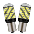 2 шт. 1156 P21W BA15S 7506 Canbus без ошибок OBC, супер яркие 144 светодиодные фонари заднего хода автомобиля, лампа поворотников