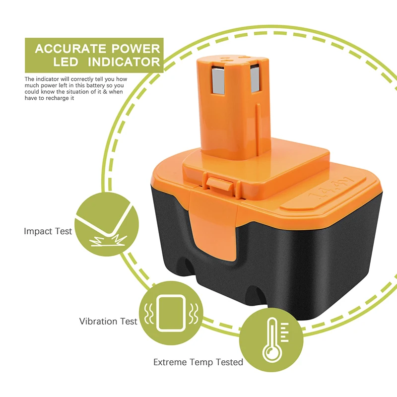 Bonacell запасная батарея для Ryobi CTH1442 14 4 V 130224010 130224011 130281002 1314702 1400144 1400655 1400656 |