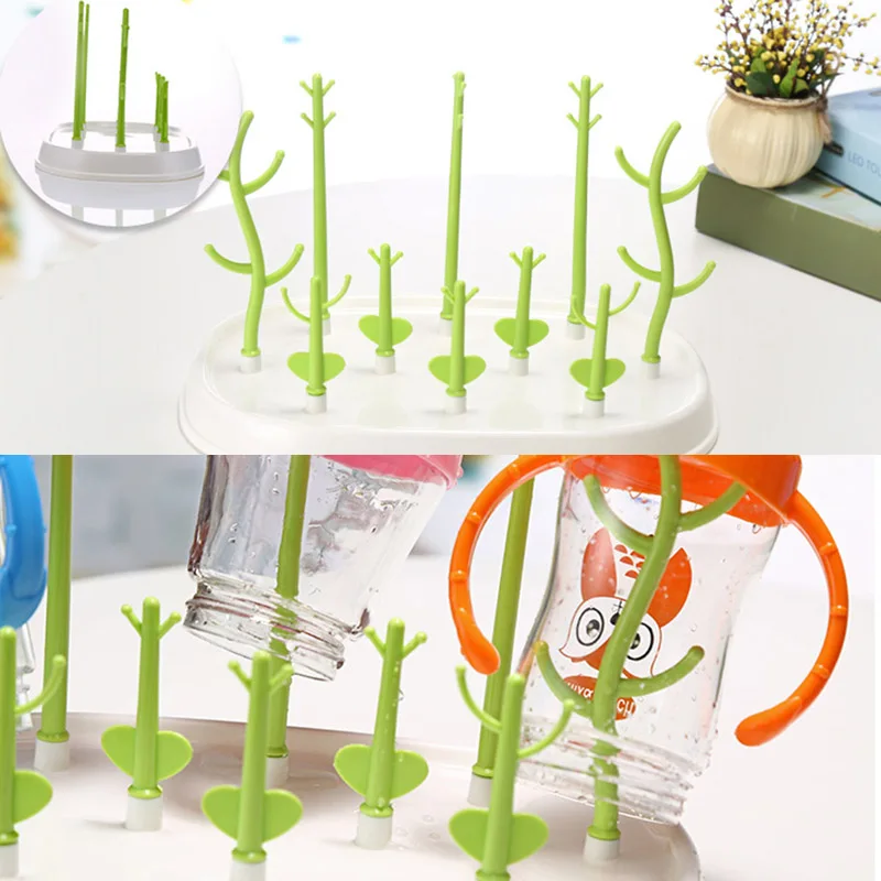 

Kid Bottle Drying Rack Feeding Bottles Cleaning Drying Rack Storage Nipple Shelf Pacifier Feeding Cup Holder