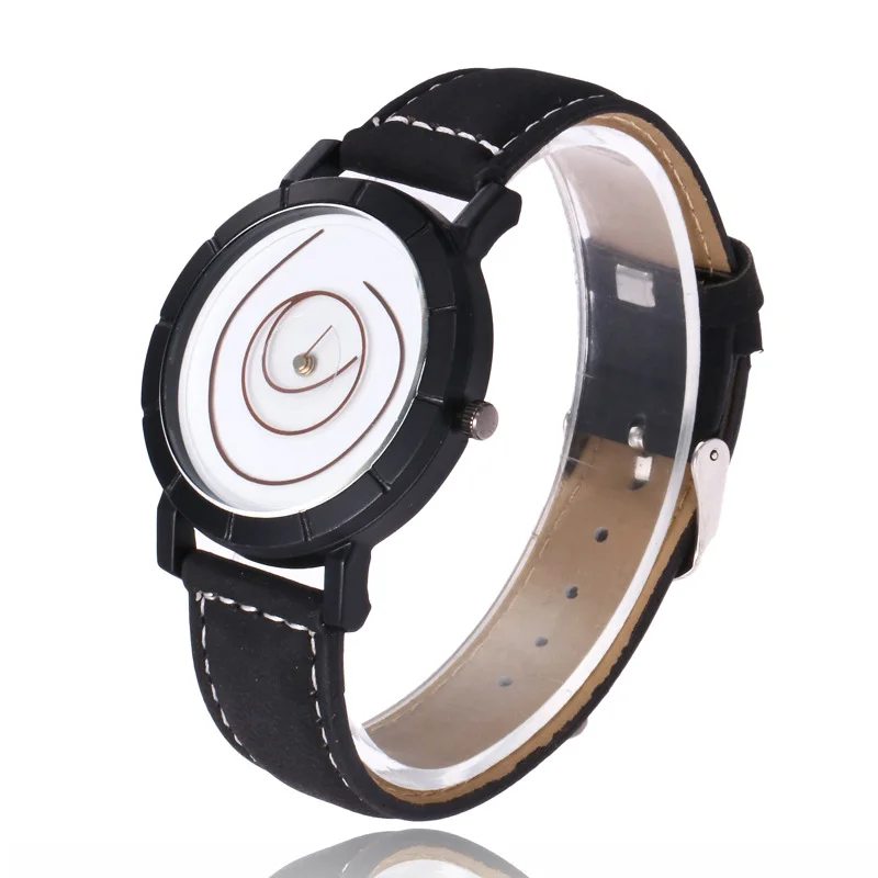 MINHIN новые модные студенческие часы 9 цветов Swirl граффити креативные женские кожаные Наручные часы школьные Relogio Femme