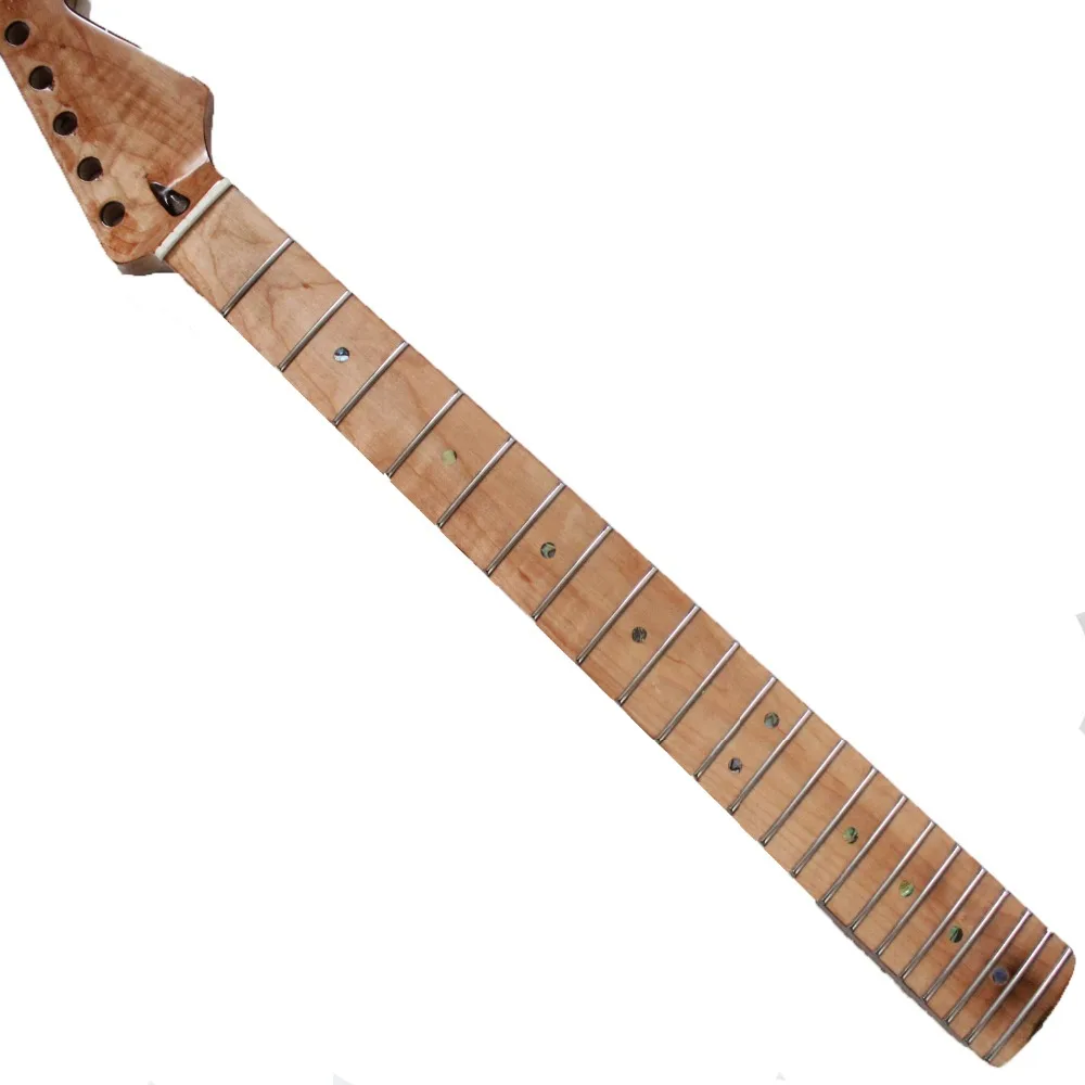 Один pc flame maple гриф электрической гитары для покраски|Детали и аксессуары гитар| |