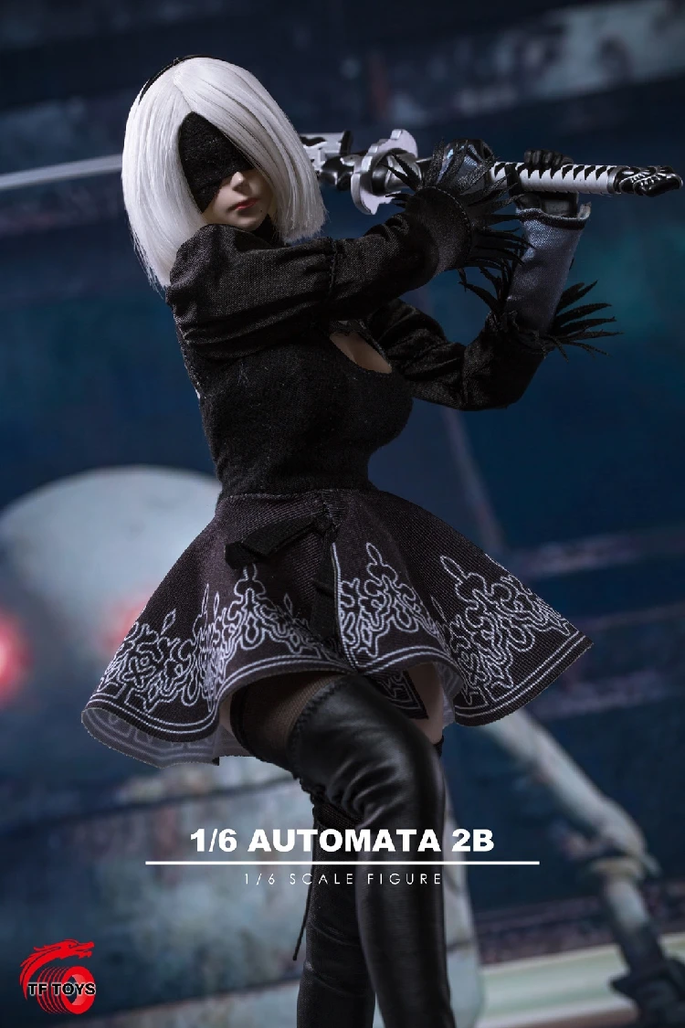 1/6 весы супер гибкие женские рисунок НИР автоматов YoRHa № 2 Тип B 1" фигурку Кукла коллекционная модель toy.19A0050