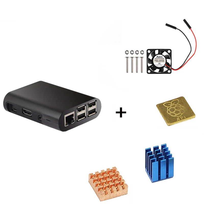 Для Raspberry Pi 3 корпус ABS pi 2 коробка от основа + охлаждающий вентилятор | Компьютеры и