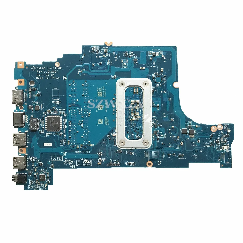 Для DELL Inspiron 15 5570 материнская плата для ноутбука CAL60 LA-F114P DDR4 CN-079Y7F 079Y7F 79Y7F SR2UW i3-6006U