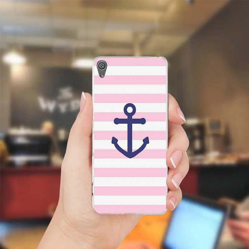 Красивые птицы и якорь Мягкий мобильный чехол для телефона Sony Xperia XZ Z Z1 Z2 Z3 Z4 Z5