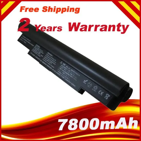 7800 мАч 9 ячеек Аккумулятор для ноутбука Samsung NC10 ND10 NC20 AA PB6NC6W PB8NC6B PB8NC6M|Аккумуляторы