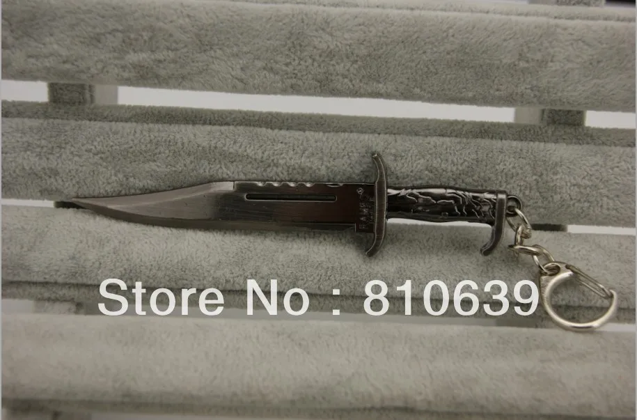 4.3&quot Cross Fire Kinfe Dagger Metal Keychain CF/CS bush-knife Keys Ring Weapon FANS Collection Christmas Gift Rambo Knife | Украшения и
