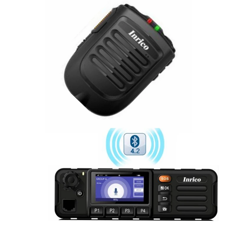 Портативная рация Беспроводной Динамик PTT Bluetooth версия 4 2 микрофон B01 zello для T320 T298s