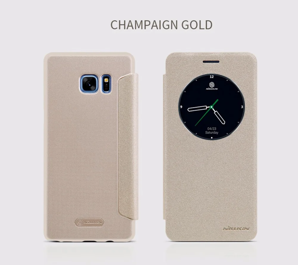 Чехол для телефона Samsung Galaxy Note fe Nillkin Sparkle ультра тонкий кожаный чехол откидная