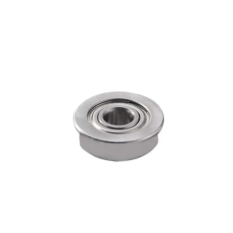 

10Pcs Micro Stainless Steel Bearing F623ZZ Flange Ball Bearings with Edge for 3D Printer New Arrival